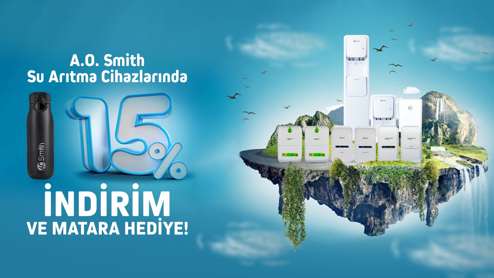 THY Çalışanlarına Özel %15 İndirim + Matara